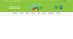Desktop Screenshot of jimmysdressing.com
